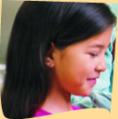 A photo of a young child